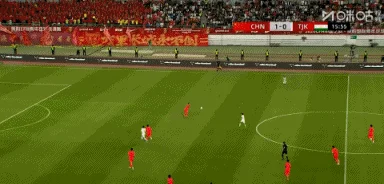 U23国足半场2-0领先塔吉克斯坦 木塔力甫2分钟闪击 张瑷晖头槌破门