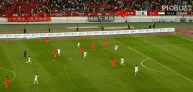 U23国足半场2-0领先塔吉克斯坦 木塔力甫2分钟闪击 张瑷晖头槌破门